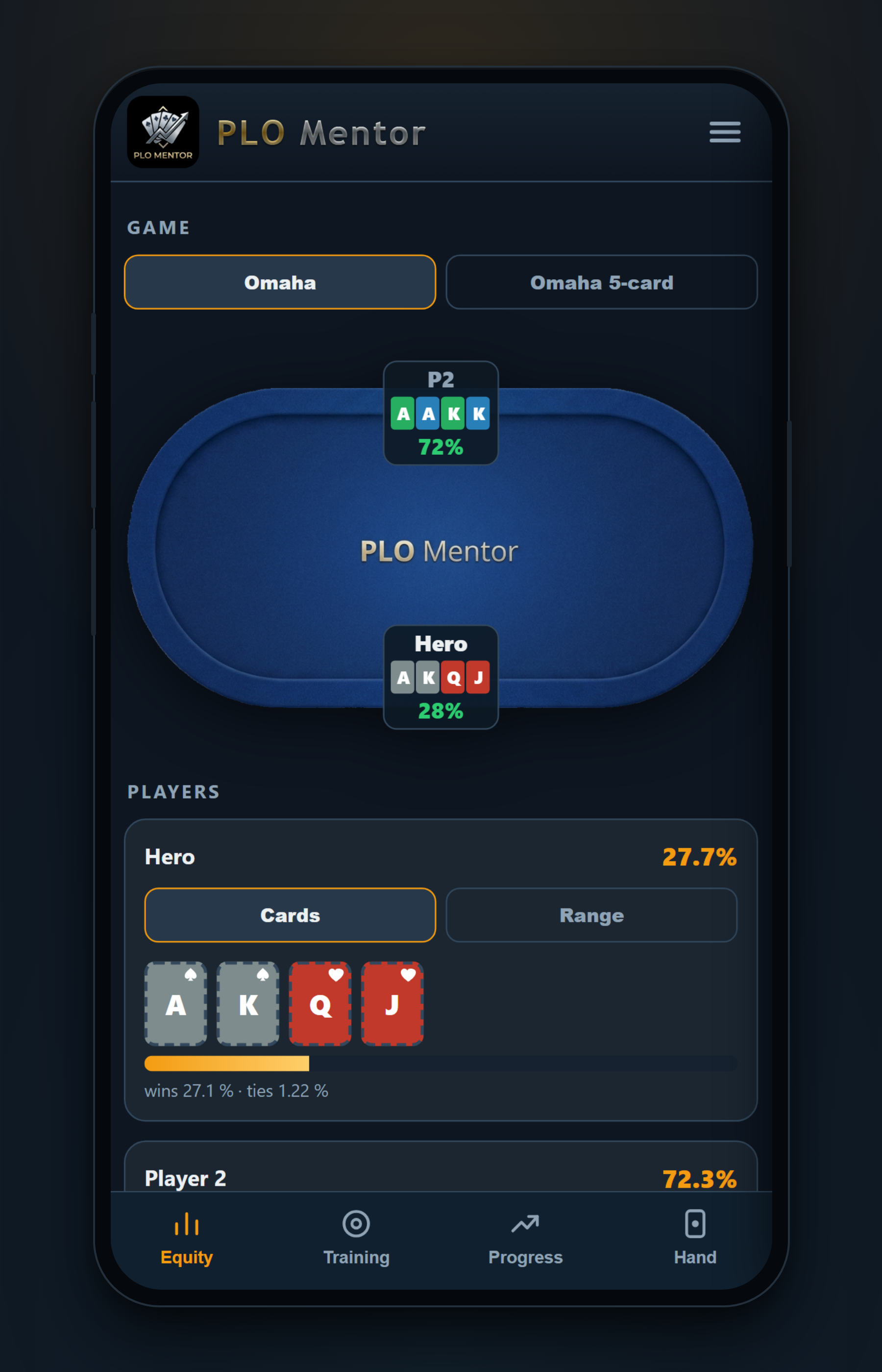 Equity calculator